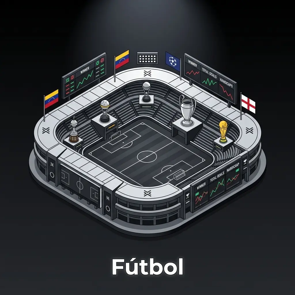 Apuestas de fútbol en 1win Venezuela con ligas como Premier League, Copa Libertadores y UEFA Champions League