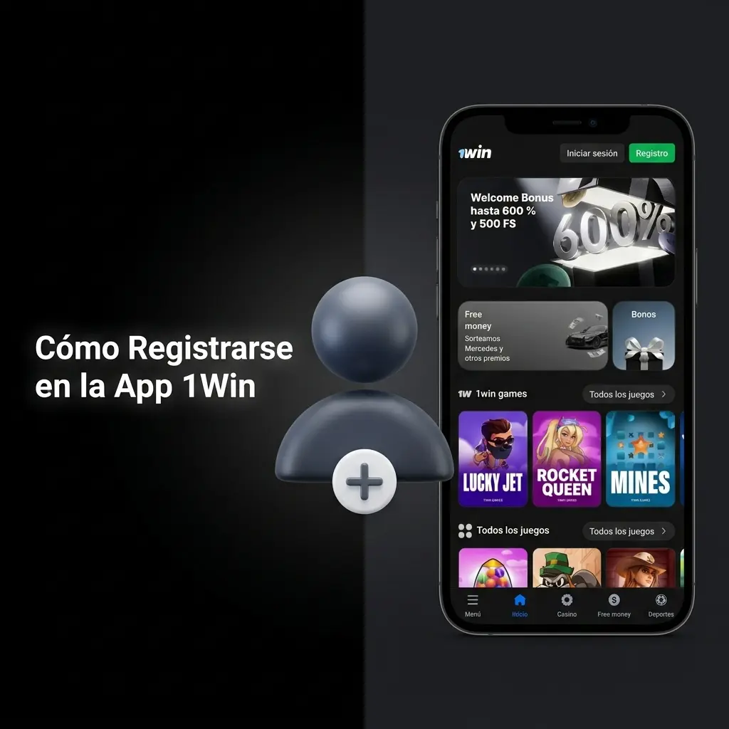 Guía paso a paso para registrarse en la app 1Win Venezuela y reclamar el bono de bienvenida del 500%
