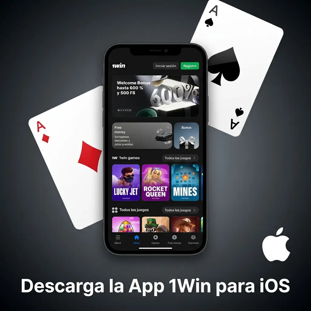 Guía para descargar e instalar la PWA de 1Win en iPhone y iPad con iOS 13 o superior